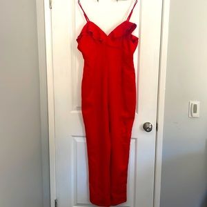 Red One One Six Pants Romper Size L